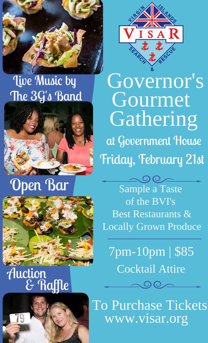 Surprise your Valentine with tickets to the Governor's Gourmet Gathering!  Where they will be treated to delicious food, drinks and sweet treats and live music.  Tickets on sale at visar.org. 💘