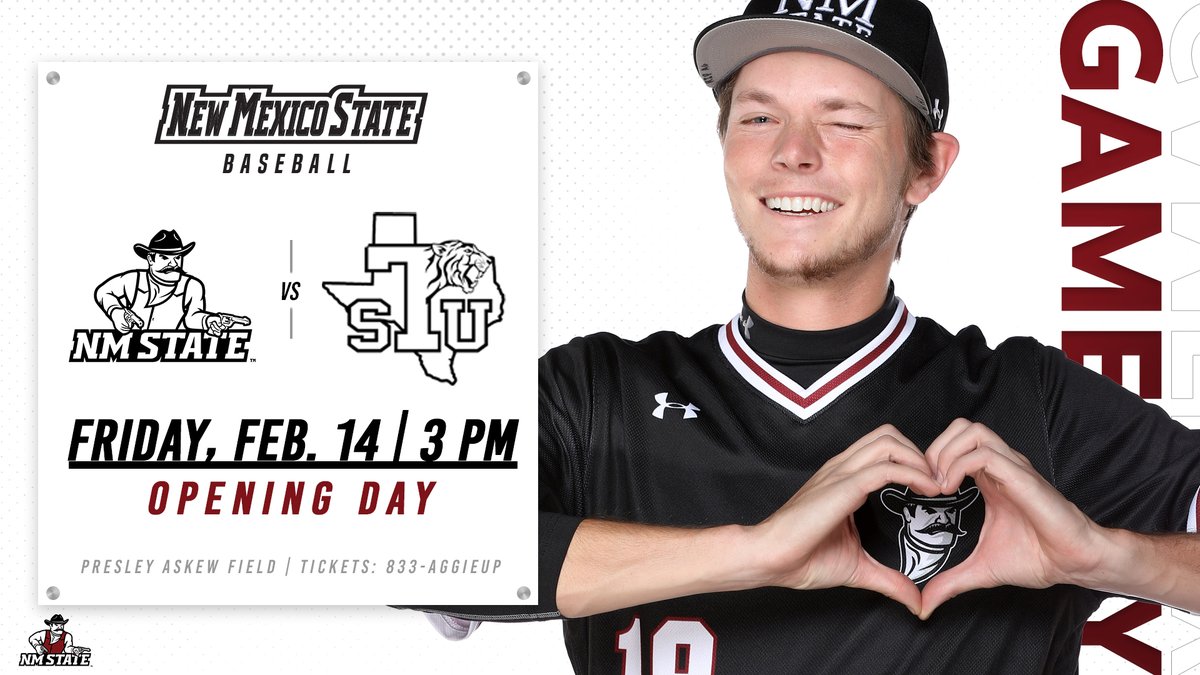 NMStateBaseball's tweet photo. Ladies and gentlemen, the moment you've all been waiting for.

#AggieUp | #Pumps https://t.co/8Dr5GZJLpg