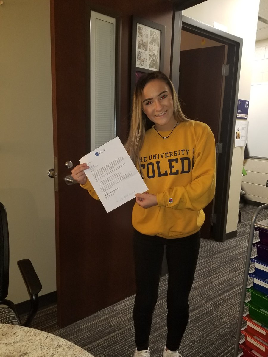CareyHSGuidance's tweet photo. Liberty has been accepted to THE UNIVERSITY OF TOLEDO @UToledo! Congratulations 👍 #exciting #bigchoice https://t.co/zbAiHAHnzq