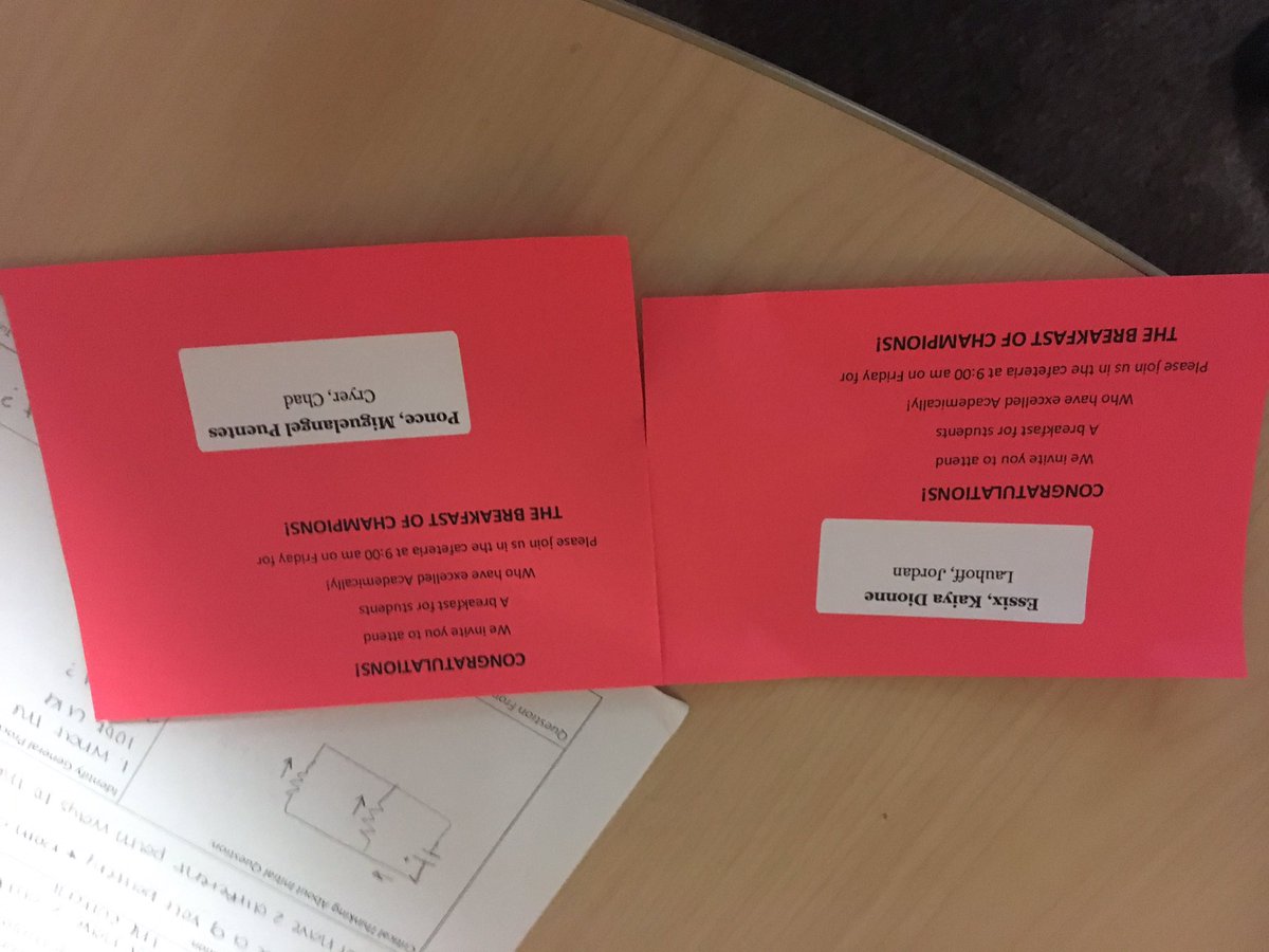 AMCHS_AVID's tweet image. AMCHS AVID is at the Breakfast of Champions!