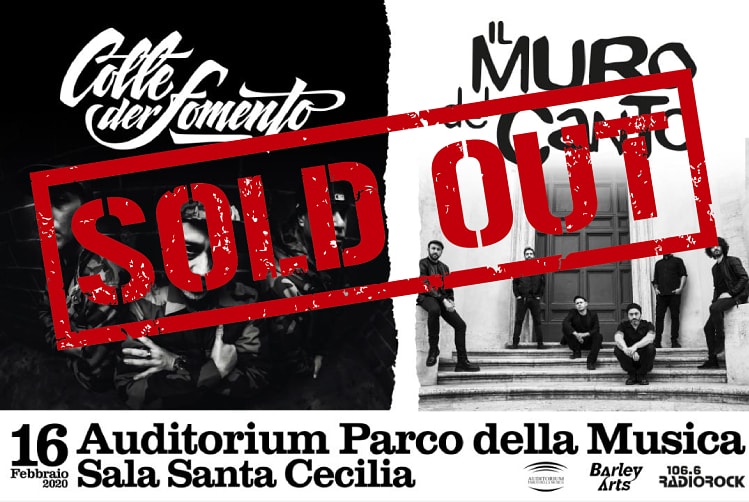 Il Muro del Canto (@ilmurodelcanto) on Twitter photo Ed è sold out! Ci vediamo domenica all' <a href="/AuditoriumPdM/">Auditorium PdM</a> sala #SantaCecilia insieme a <a href="/collederfomento/">Colle der Fomento™</a> inizio ore 20:30 reali. #ilmurodelcanto #live #roma Ed è sold out! Ci vediamo domenica all' <a href="/AuditoriumPdM/">Auditorium PdM</a> sala #SantaCecilia insieme a <a href="/collederfomento/">Colle der Fomento™</a> inizio ore 20:30 reali. #ilmurodelcanto #live #roma