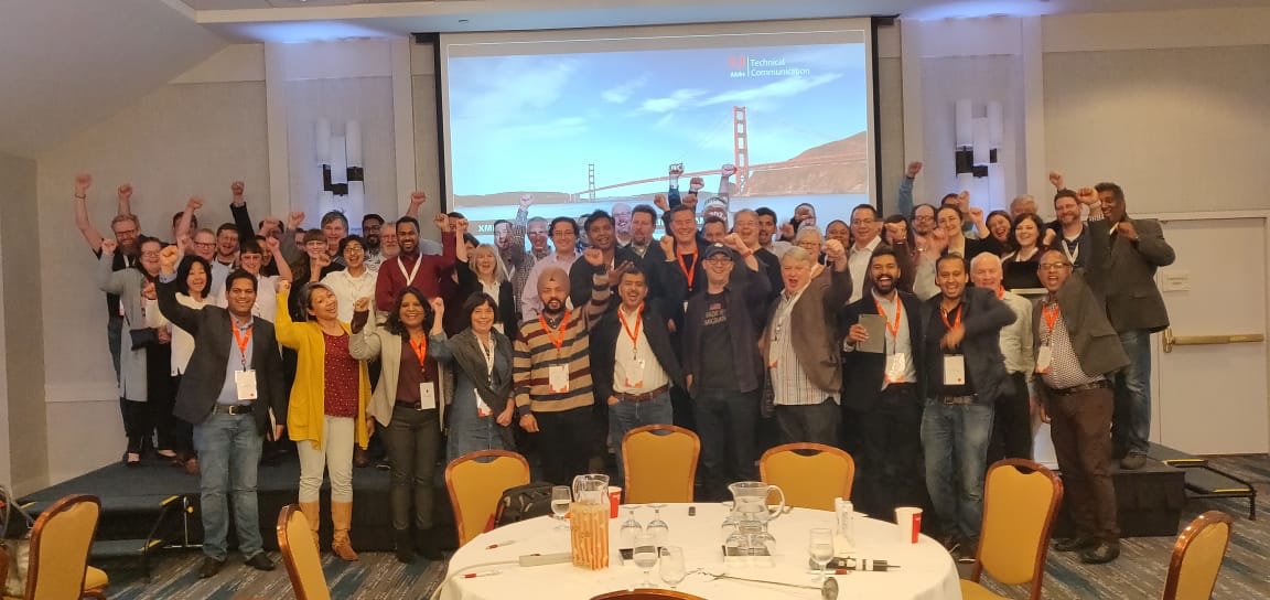 AdobeTCS's tweet photo. Wrapping up two extremely productive days of #XMLDocumentation Solution User Conference 2020 with a lot of happy faces.
Many thanks to our partners & all the companies who joined us to make this event reach a grand scale.
#DoXUC #TechComm #CXM #CCMS #DITA #vanguards #AEM #CXM https://t.co/WmZ7YAPezf