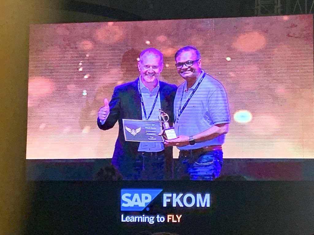anil_marali's tweet photo. Congratulations @MiteshGandhi for getting special recognition award🏆at #SAPIndiaFKOM✨Cheers to @SAPIndia #SAPBusinessOne team for rocking @Sku890 @MFahadHafeez @satishkumarm @rohithasri @Nikita_g026 @VrushaliGokhale @rrosh7👍👏👏

 #LearningToFly #SAPFKOM #SAPBusinessByDesign https://t.co/RR87lBjUJs