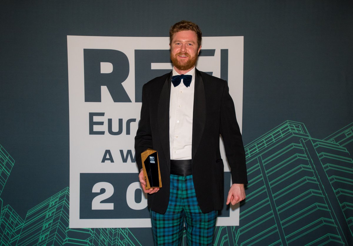 Charlie Wade On Twitter Thrilled To Pick Up The Proptech Player Of The Year Gong At The Refi European Awards Which Look To Honour European Re Private Equity Funds And Service Providers