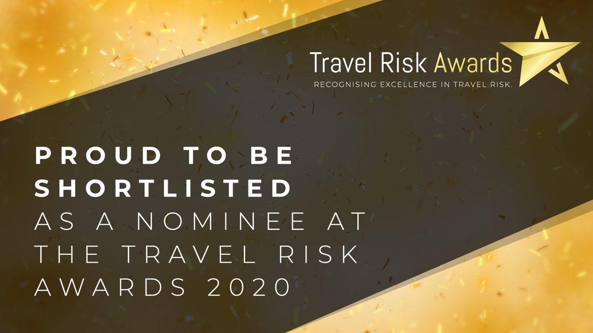 Happy to announce GSA has been nominated for a Travel Risk Award in the Best Provider ‘Newcomer’ category!! 

Congratulations to all of the finalists and good luck.  🤞🏼  

#travelriskawards #hospitality #hotel #security #travelmanagement