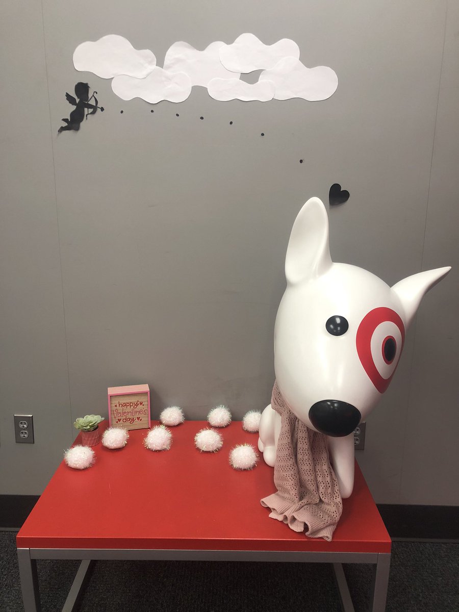 Bullseye is ready to spread some love and joy on Valentine’s Day! <a href="/servi_nina/">Nina Recupito</a> @DanielCebulski @CMedina1913