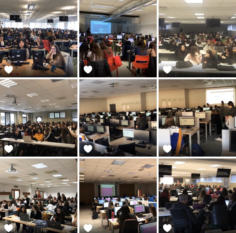 FlorianaFer's tweet photo. Oggi 2000 studentesse in 9 città Bari-Napoli-Roma-Genova-Alessandria-Milano-Padova-Verona-Bologna/Cesena in contemporanea seguono il primo laboratorio di @Progetto_NERD, per imparare a sviluppare una chatbot 
supportate da 100 #IBMVolunteers @IBMorg @IBMItalia #goodTechIBM https://t.co/OXHxeijR6T