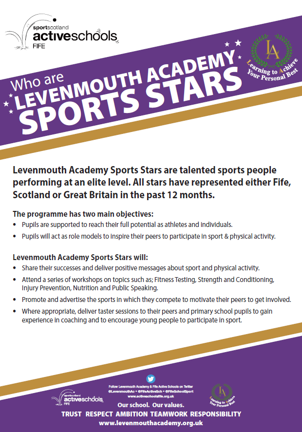 Fife Active Schools on Twitter "⭐LEVENMOUTH ACADEMY CLUSTER TAKEOVER⭐