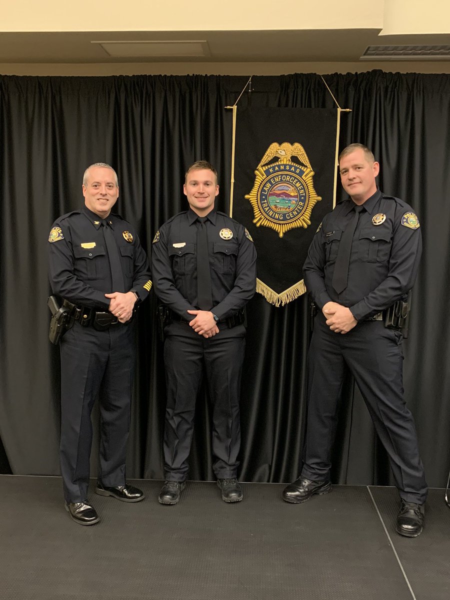 Congratulations to Goddard’s two newest officers.  Officers Mincks and Engel completed the 14 week academy and will begin field training next week. We are looking forward to having them patrolling Goddard by late spring.
