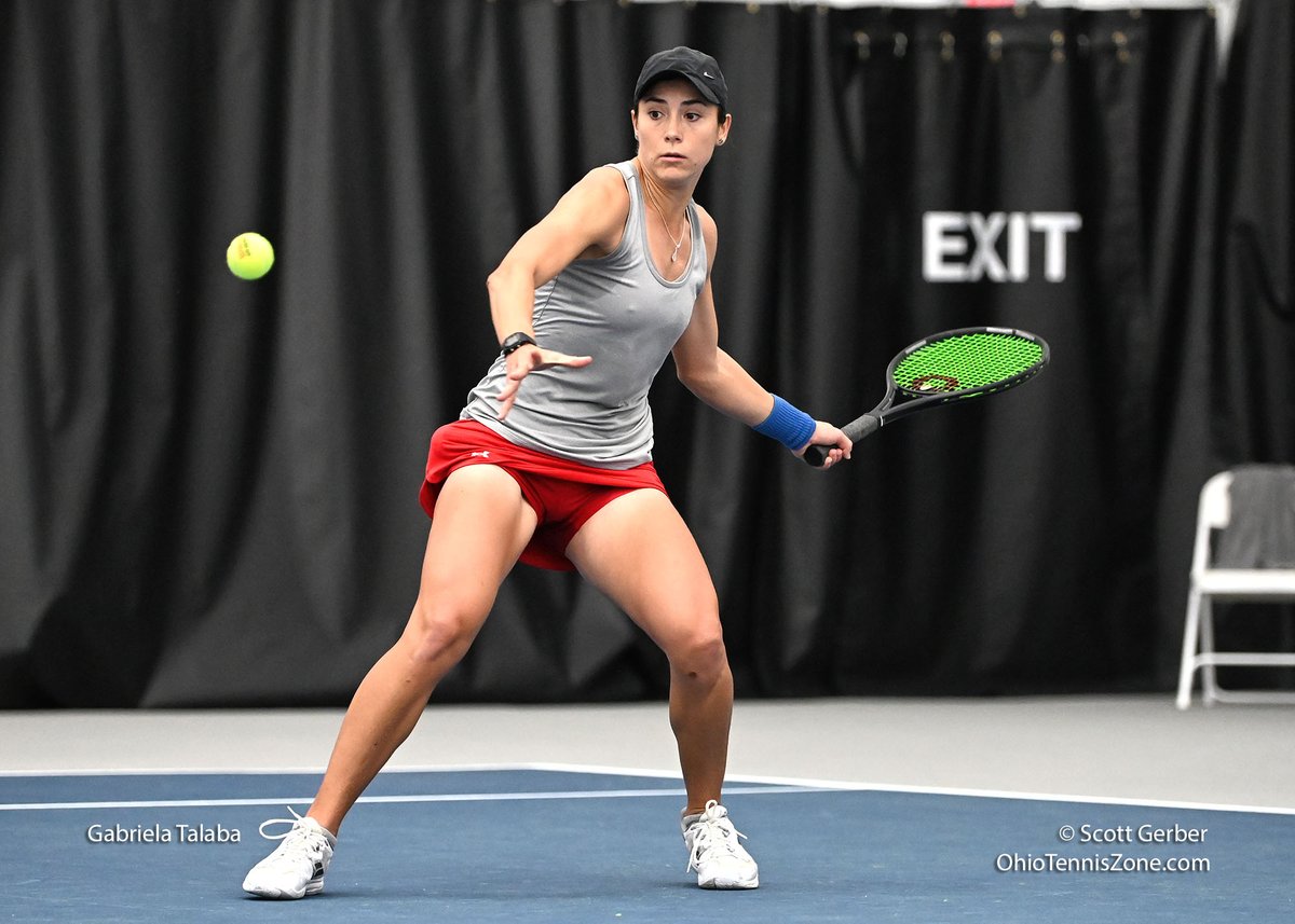 OhioTennisZone's tweet photo. Currently on-court at the WTA $100K #KentuckyOpen is Romania's Gabriela Talaba. @TopSeedTennisKY @CrackedRacquets @ITF_Tennis @TexasTechTennis https://t.co/WwVzlQrpwg
