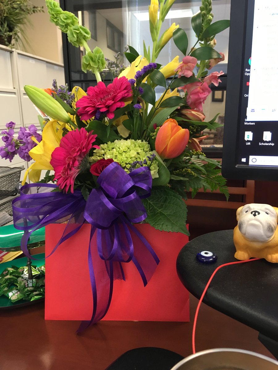 Feeling special today!! Flowers, a card AND all delivered by <a href="/DavidV842/">David V.</a> himself. So blessed! 🙏😍