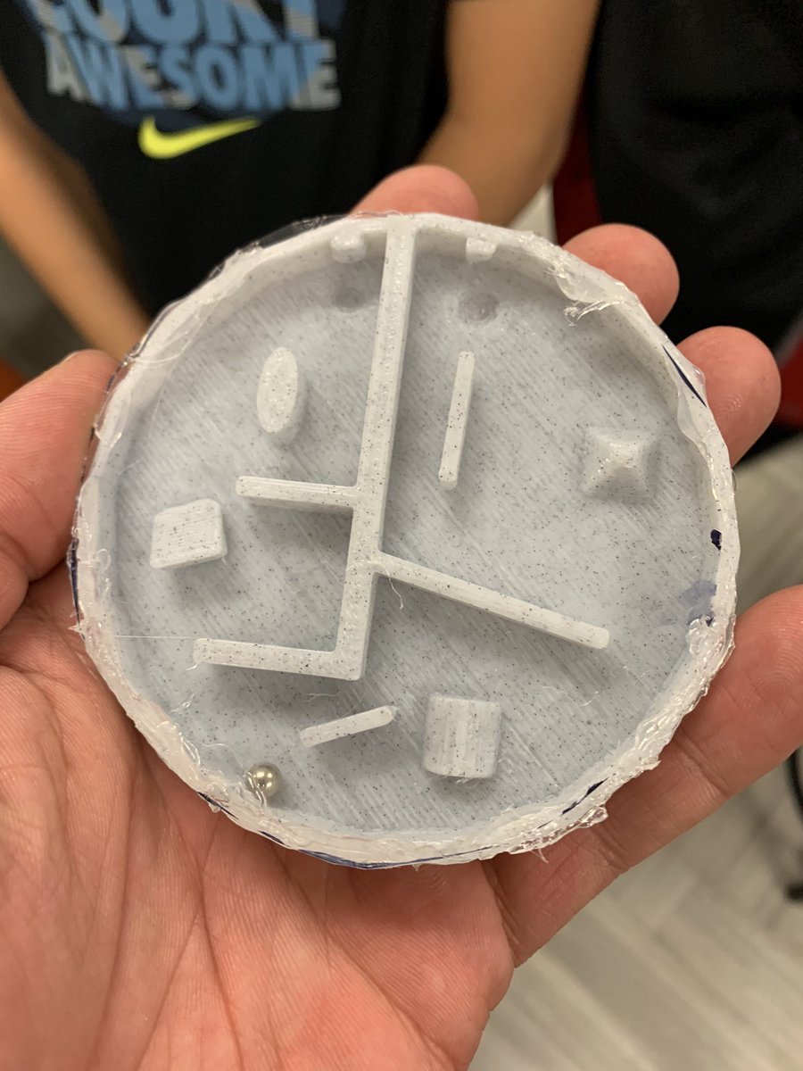5th grade assembling their 3D printed marble mazes... needless to say they turned out aMAZEing 😂