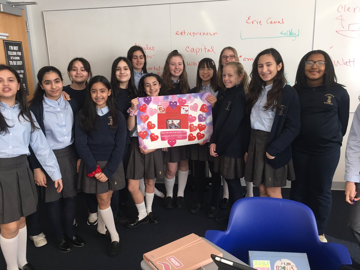 ludovic33426400's tweet image. Famous Latin quote of the days and many more in our Latin classes: “Omnia Vincit amor et Nos cedamus amori” #6th #7th #8grade Laetus Dies Valentini 🎈😊❣️💕 happy Valentine’s Day everybody from our Genesis “Latin lovers”😂❤️📚#Latinisfun