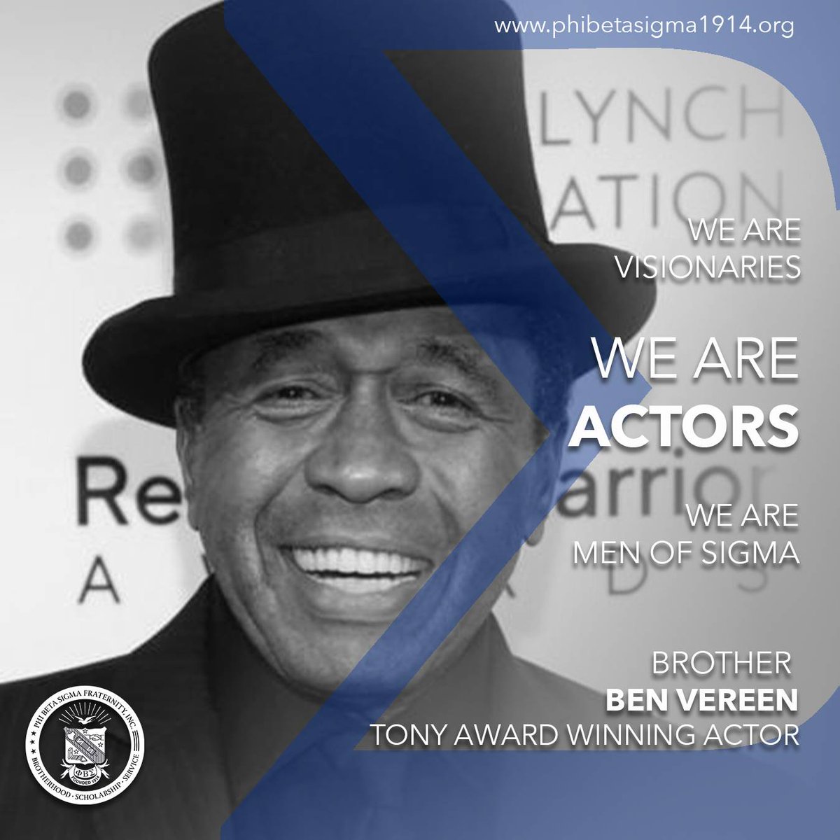 pbs_1914's tweet photo. #MenofSigma Bro. Ben Vereen is an extremely accomplished Actor, Dancer, and Singer.  A true artist, he has appeared in titles such as All That Jazz, Roots, The Love Boat, and many Broadway plays. 
#pbs1914 #pbs106 #bhm https://t.co/p2DWtNq8NV