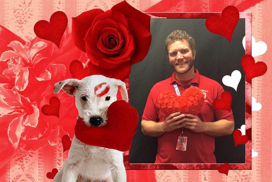 NHSLibrary1's tweet image. Valentine Photo Booth went well