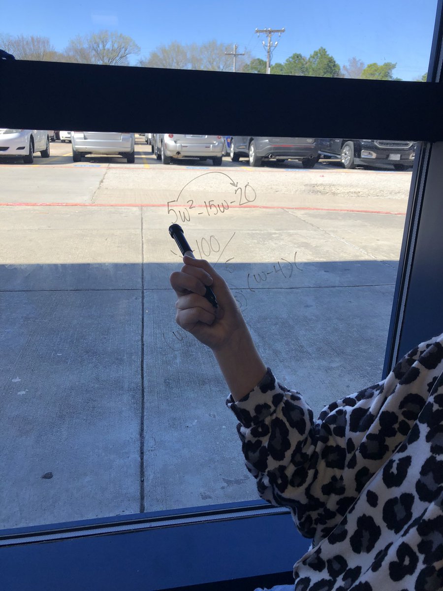 jenmillner's tweet image. We needed more collaboration space...so we went to the windows! #factoringfun #ready2020 #fhsallin @friendswoodisd @FISDEdFd @FisdLearning #ihaveagrantforthat