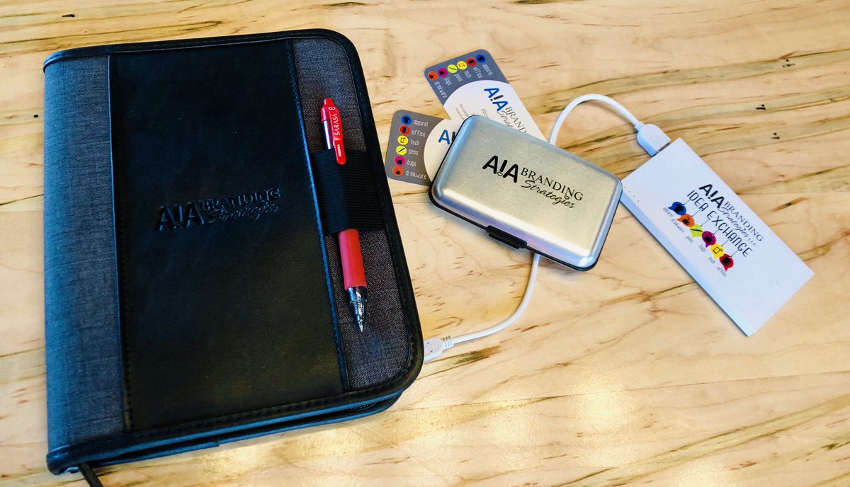 AIA_Branding's tweet photo. Our annual You’re the Heart of Our Business campaign is all about #RFID this year! This @GemlineProducts #padfolio and @alphabroder #Primeline #bizcardholder have built-in RFID to protect you from identity theft ❤️ #creditcardprotection #identitytheft #bestpromoproducts https://t.co/zIhxeIGJZC