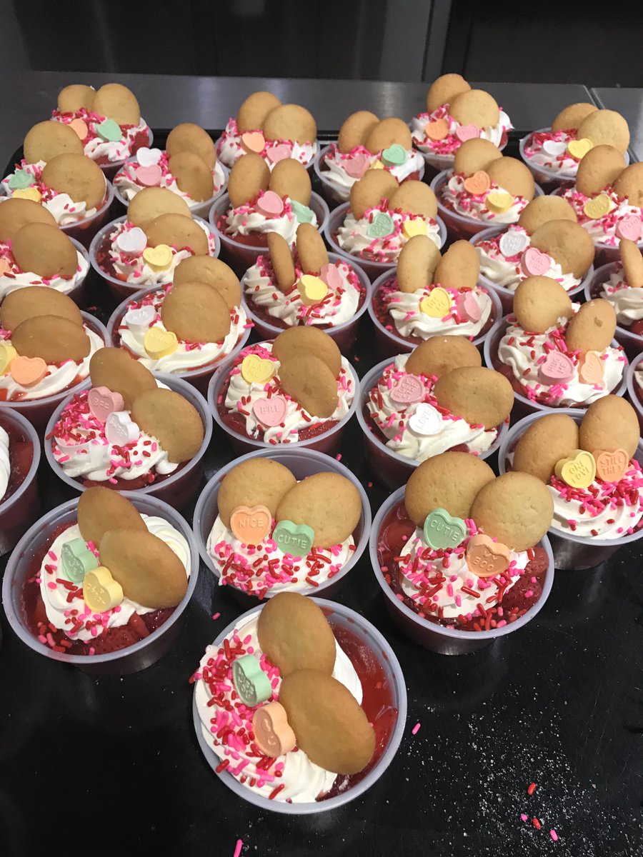 Talk about going the extra mile...our @AMSRockets Cafeteria Staff took the time to make these homemade Valentine's Day treats for our students. That's what you call putting the students first! <a href="/APS_Super/">Maryellen Brunelle</a>