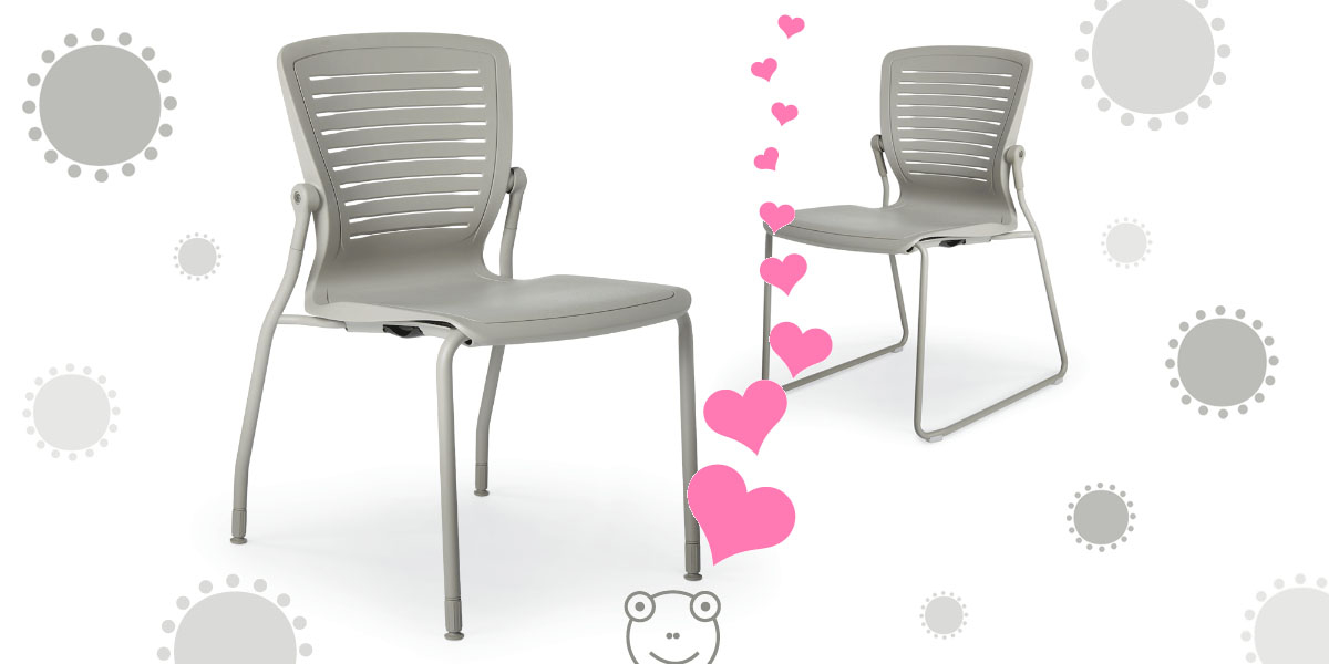 omseating's tweet photo. Happy Valentine's Day💕! It's a match made in heaven! New Palladium Grey "Color-Match" Finish! ⁠
⁠
#om5active #omseating #valentinesday #interiordesign #contractfurniture #seating #design https://t.co/CucHruOrN5