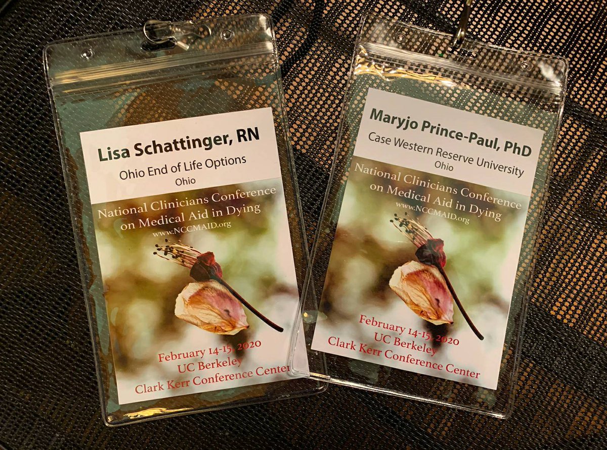 OhioOptions's tweet photo. Ohio End of Life Options is proud to be represented at the National Clinicians Conference on Medical Aid in Dying. #NCCMAID https://t.co/Yt2foUuHVQ