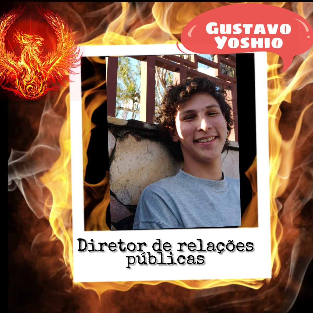 ChapaFenixCscm's tweet image. Gustavo Yoshio: 3° Série EM