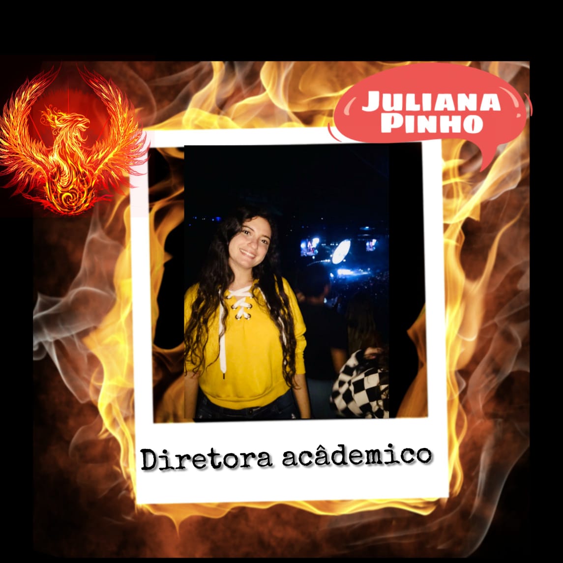 ChapaFenixCscm's tweet image. Juliana Pinho: 2° Série EM