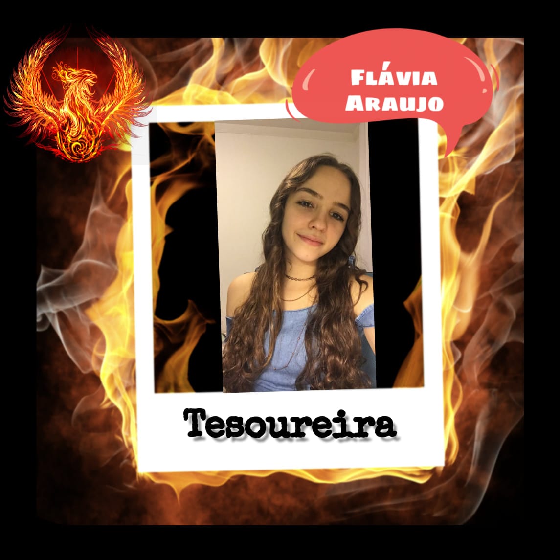 ChapaFenixCscm's tweet image. Flávia Araujo: 2° Série EM