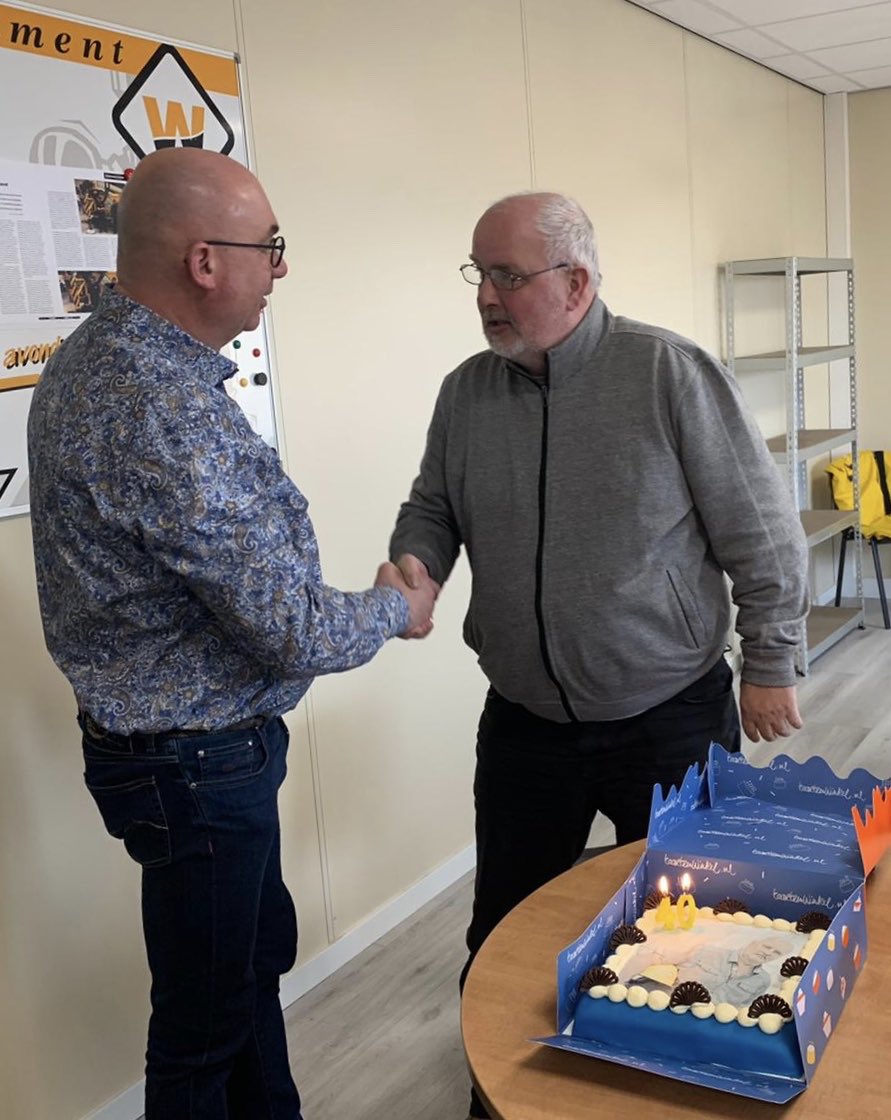 Ed 40 jaar onderdeel van Van ‘t Wout! Bedankt Ed.