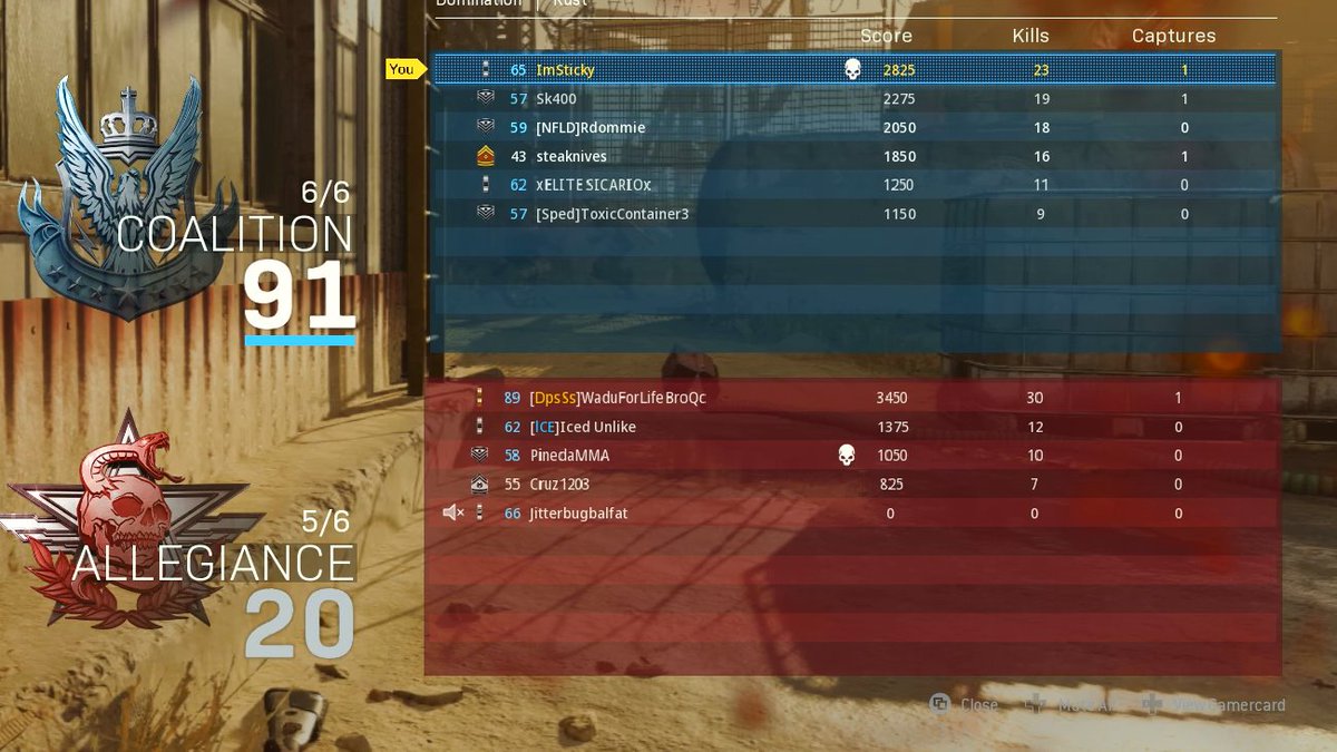 sticky_im's tweet photo. @InfinityWard I seen an issue where you make your clan tag blue, so it shows your name as blue and mistake them as a teammate. Only way you can identify them is by the red mark next to there name. Possible fix coming?.... https://t.co/H0C6m3uh4O