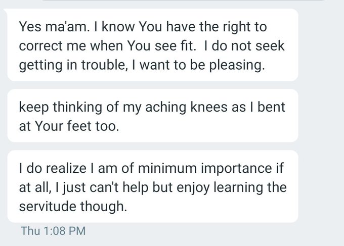Had to correct a sub for getting on my nerves.  He's sweet but in training.    Fem dom &bull; bbw Dom &bull; ebony<a href="/tag/dominatrix"class="tags"><span>#dominatrix</span></a><a href="/tag/femmedomme"class="tags"><span>#femmedomme</span></a>