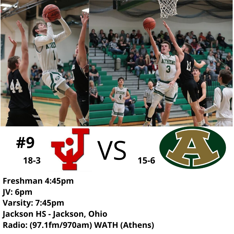 ACSD_Athletics's tweet photo. The @Athens_Bulldogs boys basketball team (15-6) concludes their regular season tonight went they travel to ninth ranked Jackson Ironman (18-3). 

Freshman 4:45pm
JV 6pm
Varsity 7:45pm

#AthensBulldogs #AthensBasketball #BeatJackson https://t.co/mbT2oLZvX6