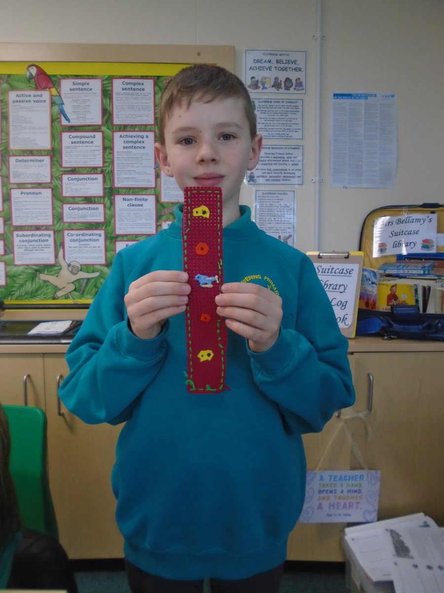 ClaveringTS27's tweet image. #6JB In Art, we have created bookmarks in the style of William Morris. Take a look! 😊