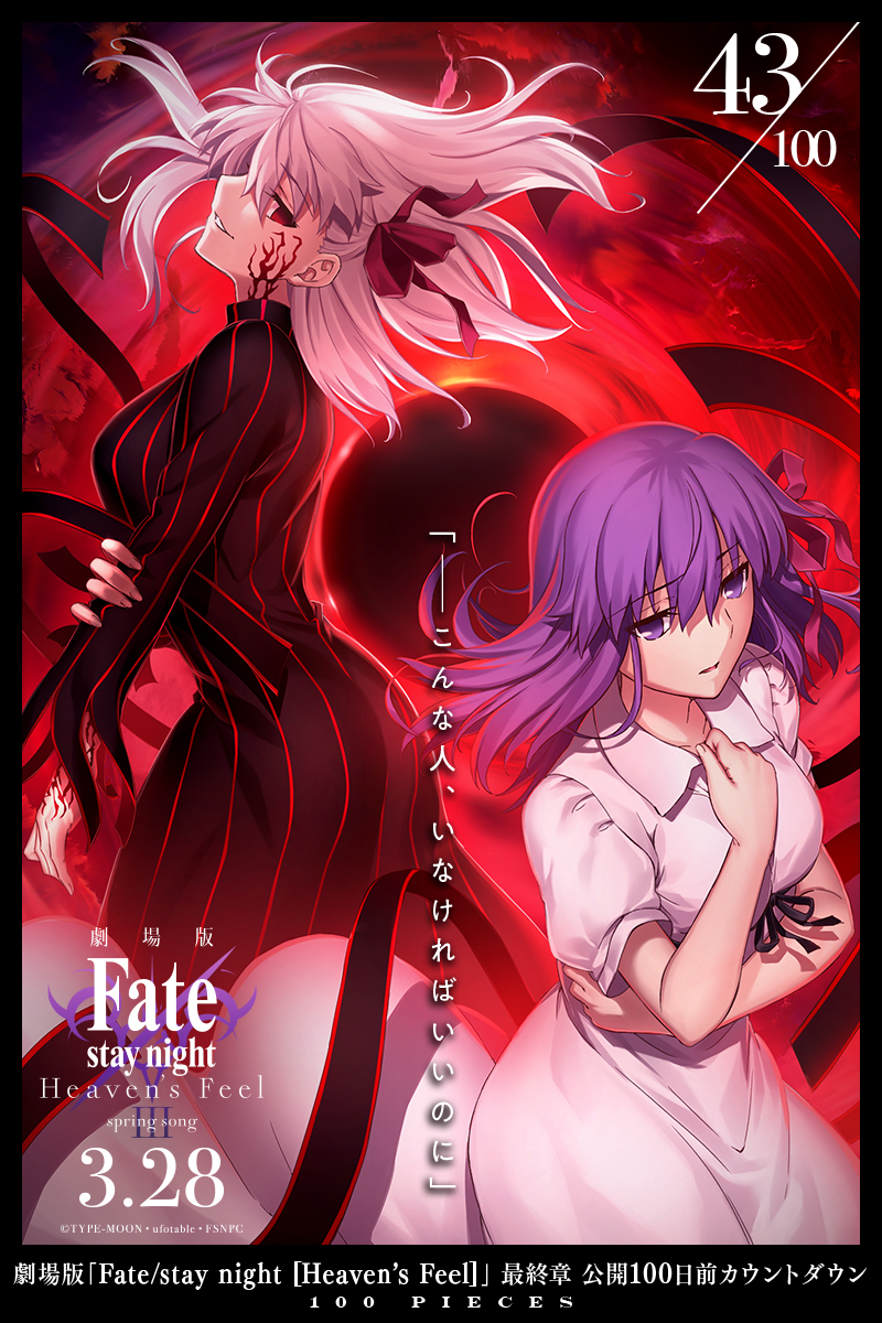 Fate/stay night: Heaven's Feel III. spring song - 38 days until the  premiere : r/grandorder