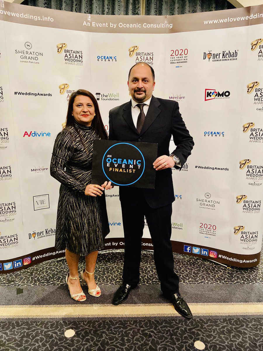 MidlandMandaps's tweet photo. #OceanicConsulting #WeddingAwards #OceanicEvents #MidlandMandaps Britainโs Asian Wedding Awards 2020 - Manchester https://t.co/gttdFSHaKc