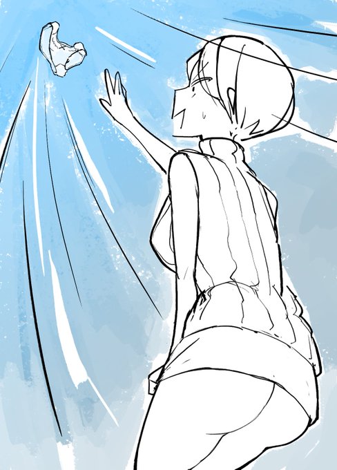 春一番にパンツを持ってかれる人妻
#春一番 