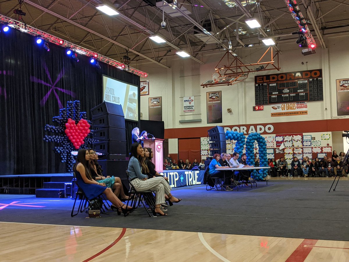 _NMAA's tweet photo. The 70th Annual New Mexico Association of Student Councils State Conference is underway at Eldorado High School, with over 1300 student leaders registered for the event.  #nmasc https://t.co/tiouGGMacc