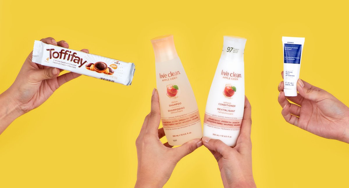 Influenster's tweet photo. This month, some of our lucky Valentines aka Influensters will be receiving the #BeMineVoxBox featuring a selection of products from #LiveClean, #Toffifay, and @KorresUSA. How are you spreading love during the month of February? ❣️
https://t.co/bEXRACU5kd https://t.co/P8B15WceyQ