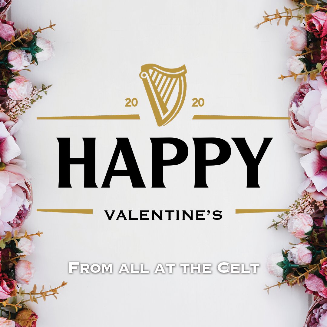 Whether you're clinking glasses with that special someone or just having a few drinks with friends, a very happy Valentine's Day from each and every one of us at The Celt!