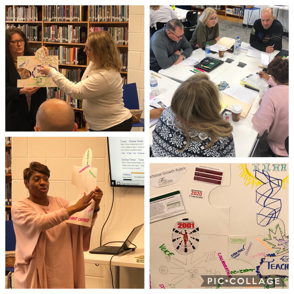 Great learning happening today in our department meeting.  Instructional Growth Rubrics + Minute to Win it games = intense competition and Titan Money!! @briandowney15 <a href="/tktben/">Takisha Benning</a> <a href="/BoundsChristi/">Christi Bounds</a> <a href="/FCS_Learn_Teach/">FCS LearningTeaching</a>