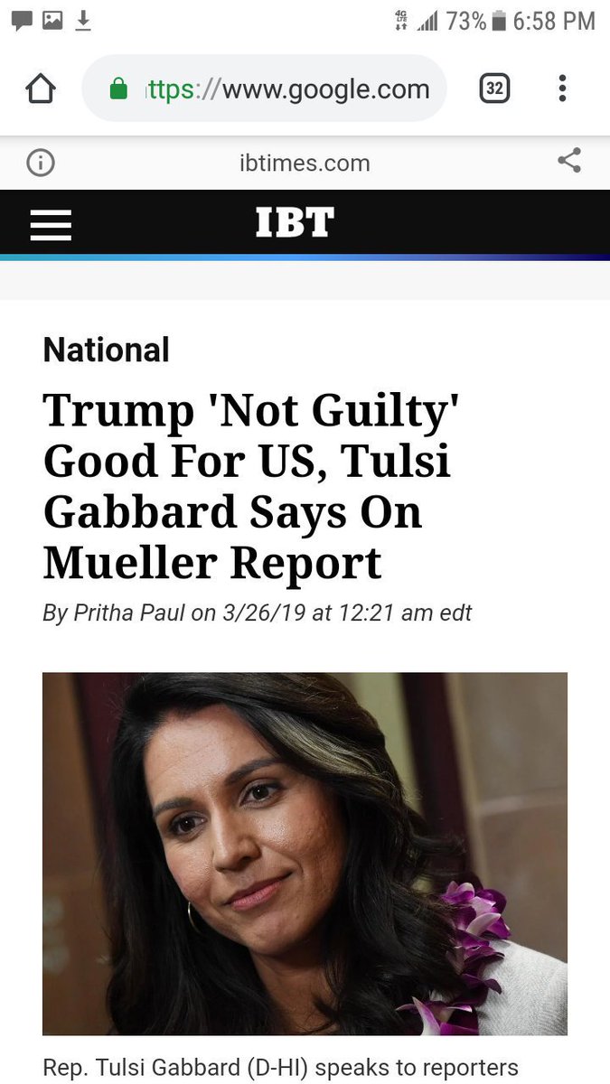 HolisticPsy1's tweet photo. @HKrassenstein Of course. 

Except i already promised #NeverTulsi 

#TooManyReasons 

#1 she supports 
#TrumpPutinAssad!! https://t.co/e6ZAuJxFy3