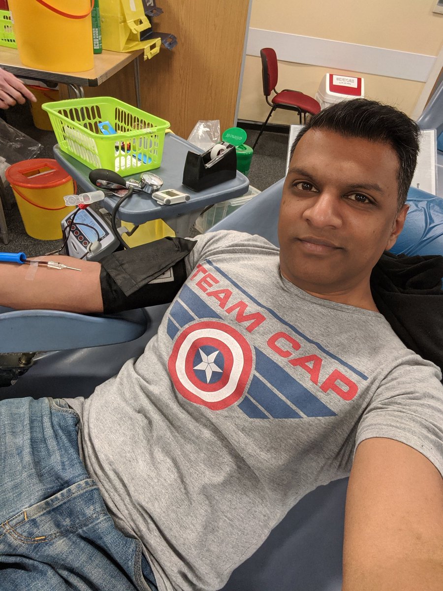 vijayjeeb's tweet photo. @GiveBloodNHS #givingblood #NHS 29th donation and still going strong! https://t.co/wuNviEIAyP