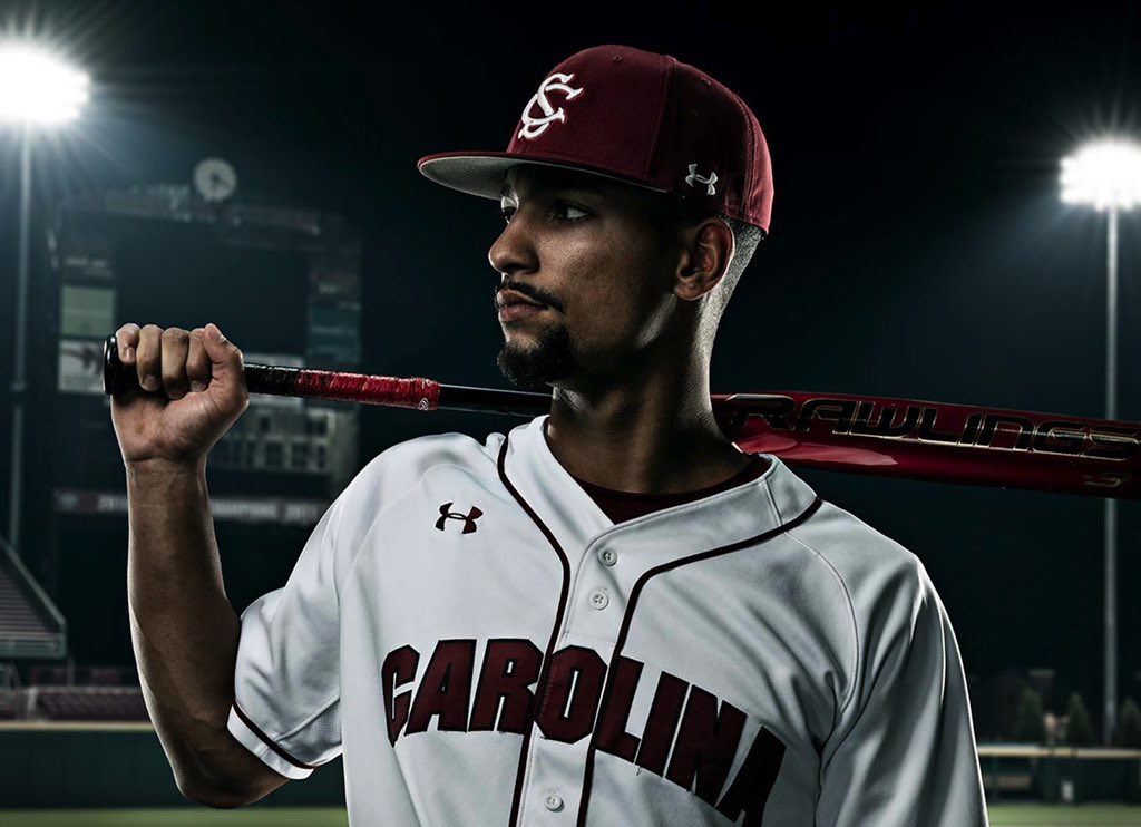 quantzphoto's tweet photo. Itโs #SCOpeningDay so I guess I could tweet another @GamecockBasebll image of Noah Campbell casually looking like a badass at Founders Park. ๐ค๐โพ๏ธ https://t.co/oXisNMcBWE