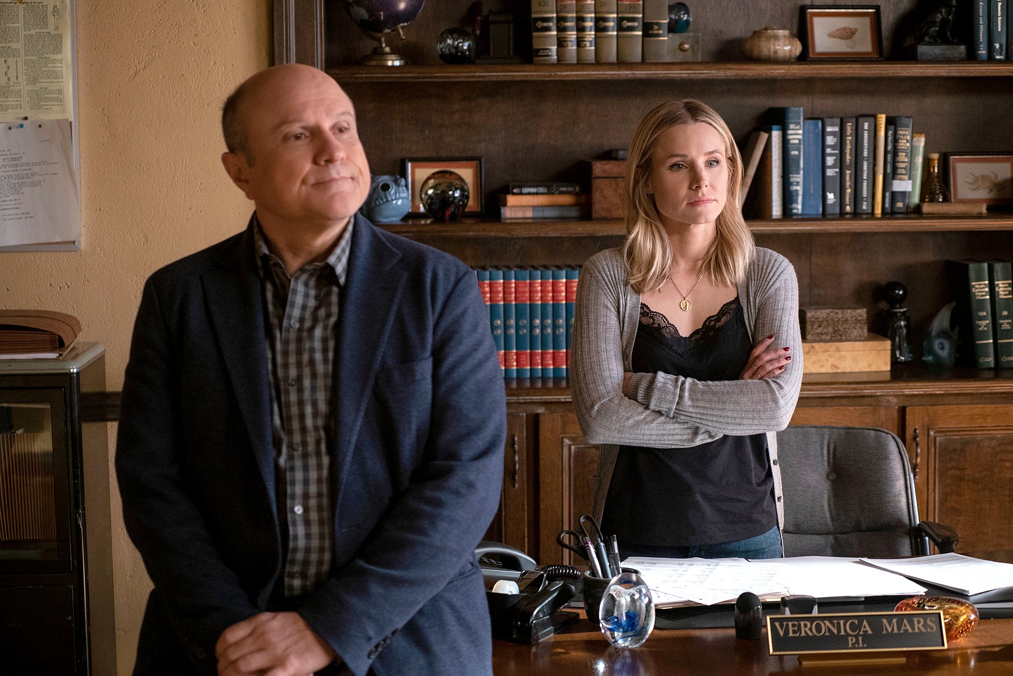 Happy birthday to Enrico Colantoni here with in \"Veronica Mars\". 