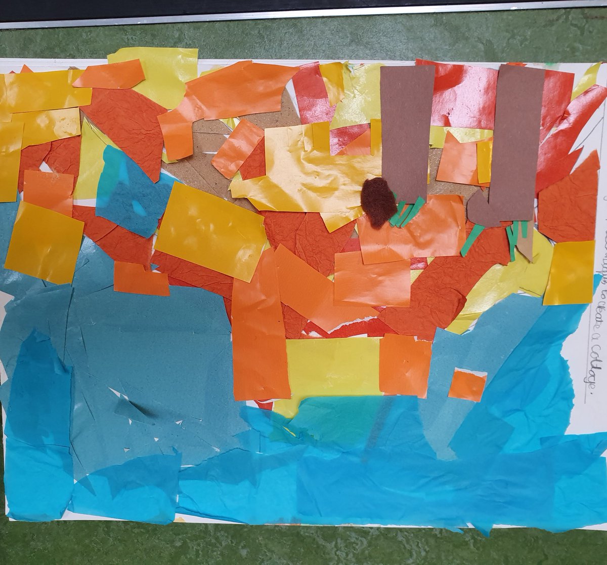 AlbansTeam's tweet photo. Our fabulously artistic Year 3s have spent this afternoon creating collages of Wonderful Fantasy Worlds linked with their English writing topic. 
The children have been reading The Tin Forest by Helen Ward and wanted to create their own magical spaces 🖌👨‍🎨👩‍🎨
Well done year 3! https://t.co/uljLrvSIhq