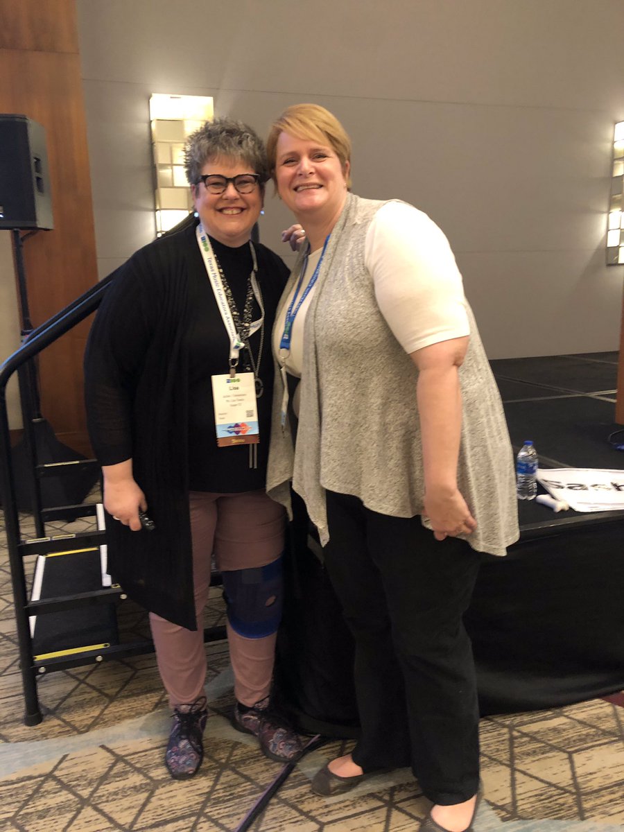 <a href="/MsTMusicNotes/">Lisa Trewin</a> and @MrsLucasMusic presenting <a href="/TMEA/">TMEA</a>! So proud of our <a href="/CyFairISD/">Cypress-Fairbanks ISD</a> teachers! Wish <a href="/popemusicians/">Pope Music</a> could be here too! #tmea100 #itstartswithmusic @CFISDMusic