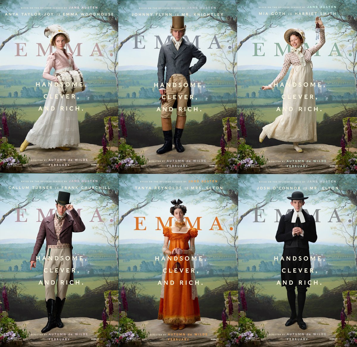 The Costumes in Emma. (2020)