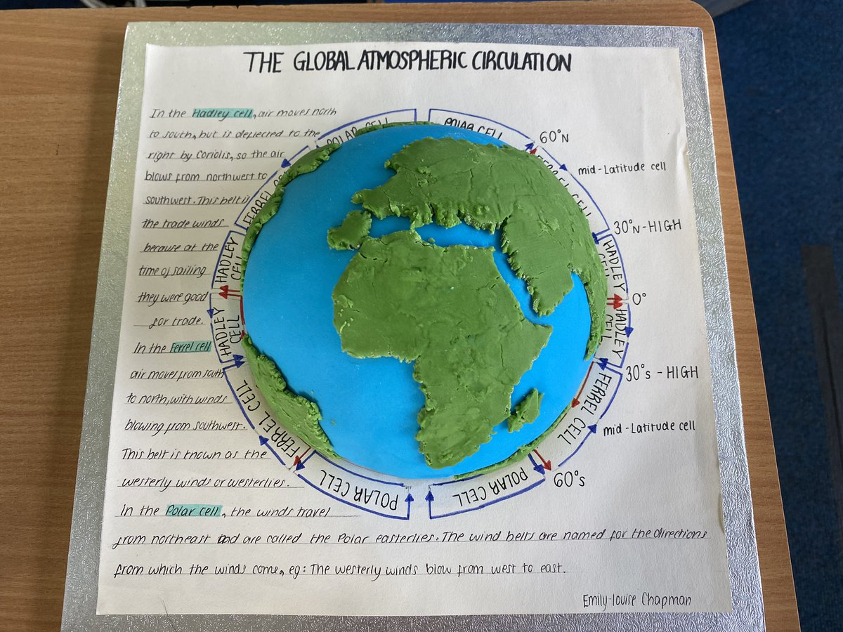 SarahGeography's tweet image. Wow! Just wow! The second class of GACS models came in today! We had a cake feast at break time, and learnt a lot! Absolutely blown away by the effort put into all of these! Henley Year 10.... I salute you! @HenleySchool #geographyteacher