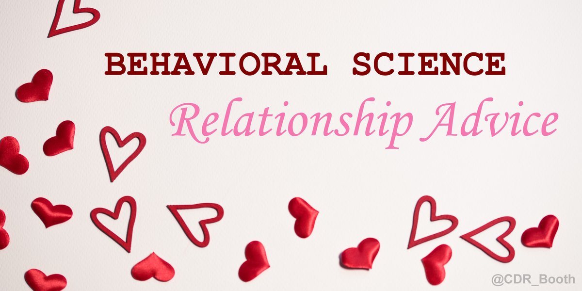 Lizzo: Truth hurts
#BehavioralScience: 'Communicators significantly overestimate how painful honest conversations will be and underestimate how beneficial they will be for their social relationships'

@EmmaELevine, @Annabelle94R & @1TayaC psyarxiv.com/3rwm7/ #ValentinesDay