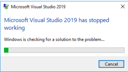 DrNickSQL's tweet image. Reasonable day today...only 4 VS crashes with lost work....