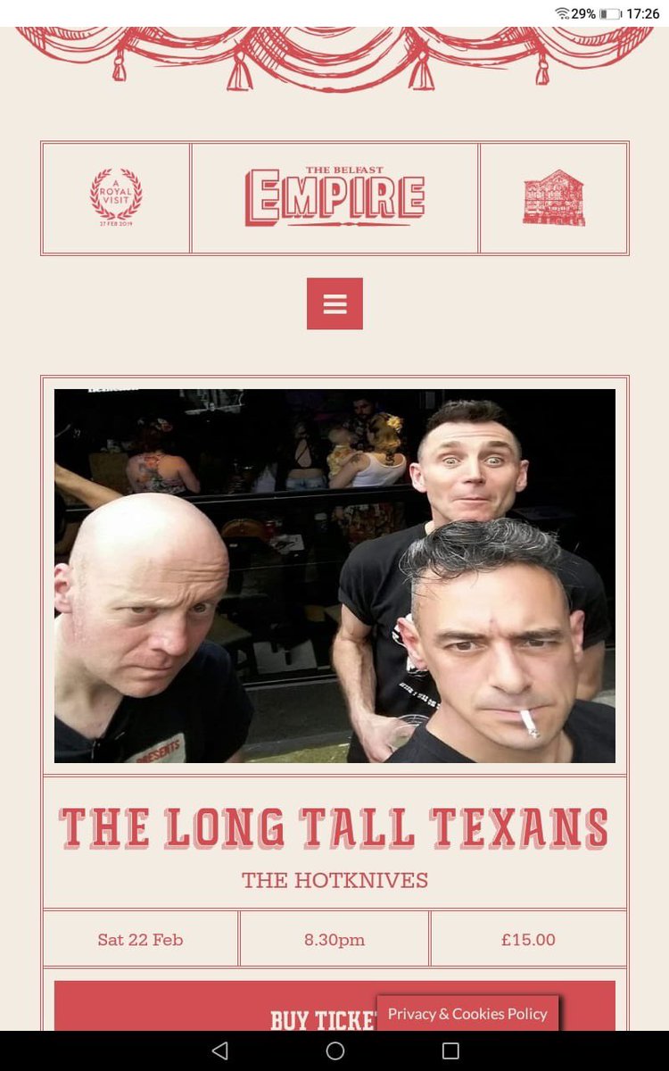 Holsten_Boy's tweet image. Are you ready #Belfast ? Hotknives playing the @belfastEmpire next week! Get in there! #reggae #ska #livemusic